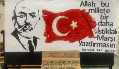 İlçemizde İstiklal Marşı’nın kabulü ve Mehmet Akif Ersoy’u anma günü programı düzenlendi
