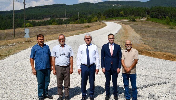 Mengen- Yedigöller arasındaki 3,5 km uzunluğundaki yol tamamlandı