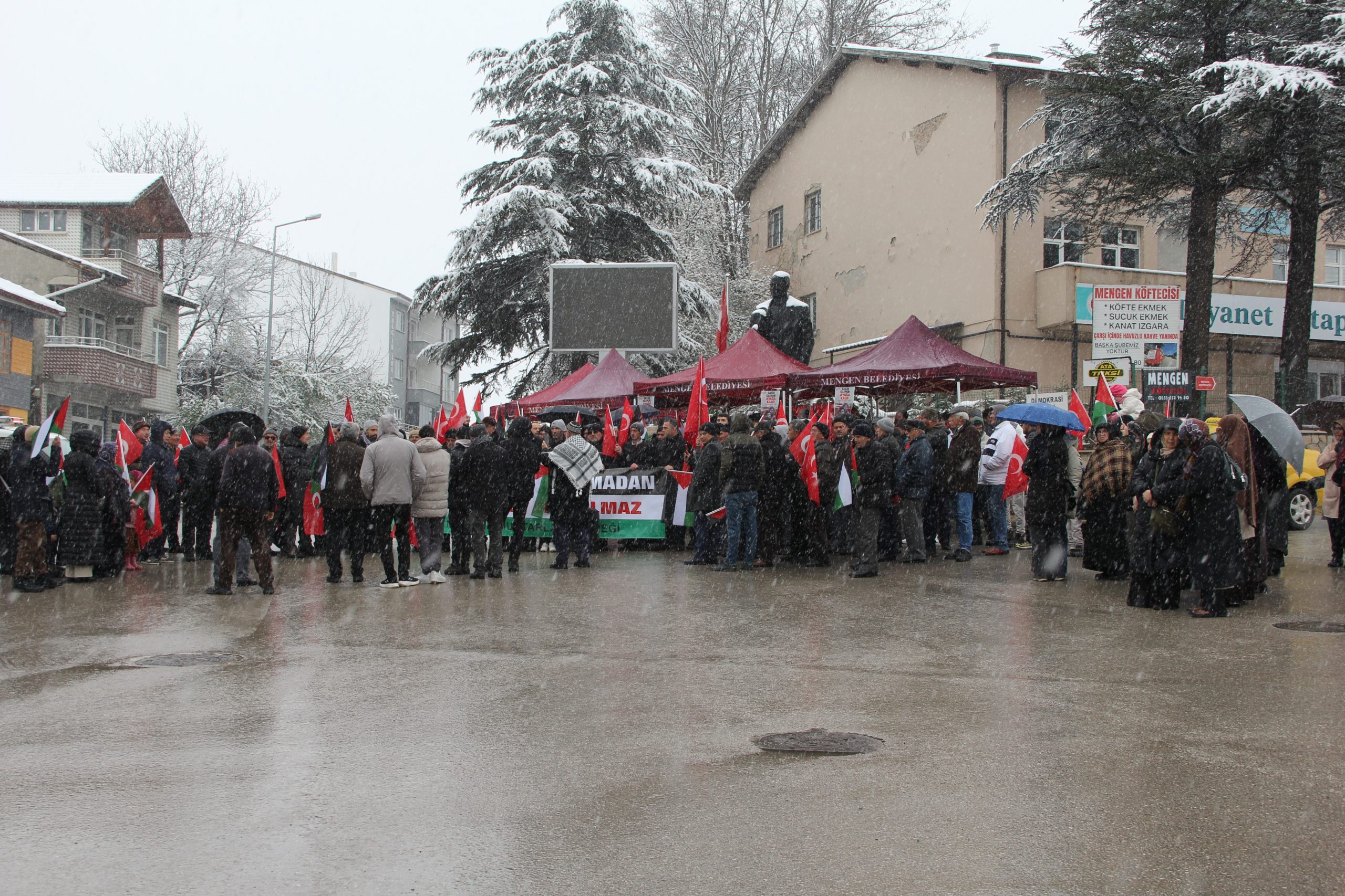 Mengen’de Filistin’e Destek İçin Miting ve Yürüyüş Düzenlendi 6 IMG 9887 scaled