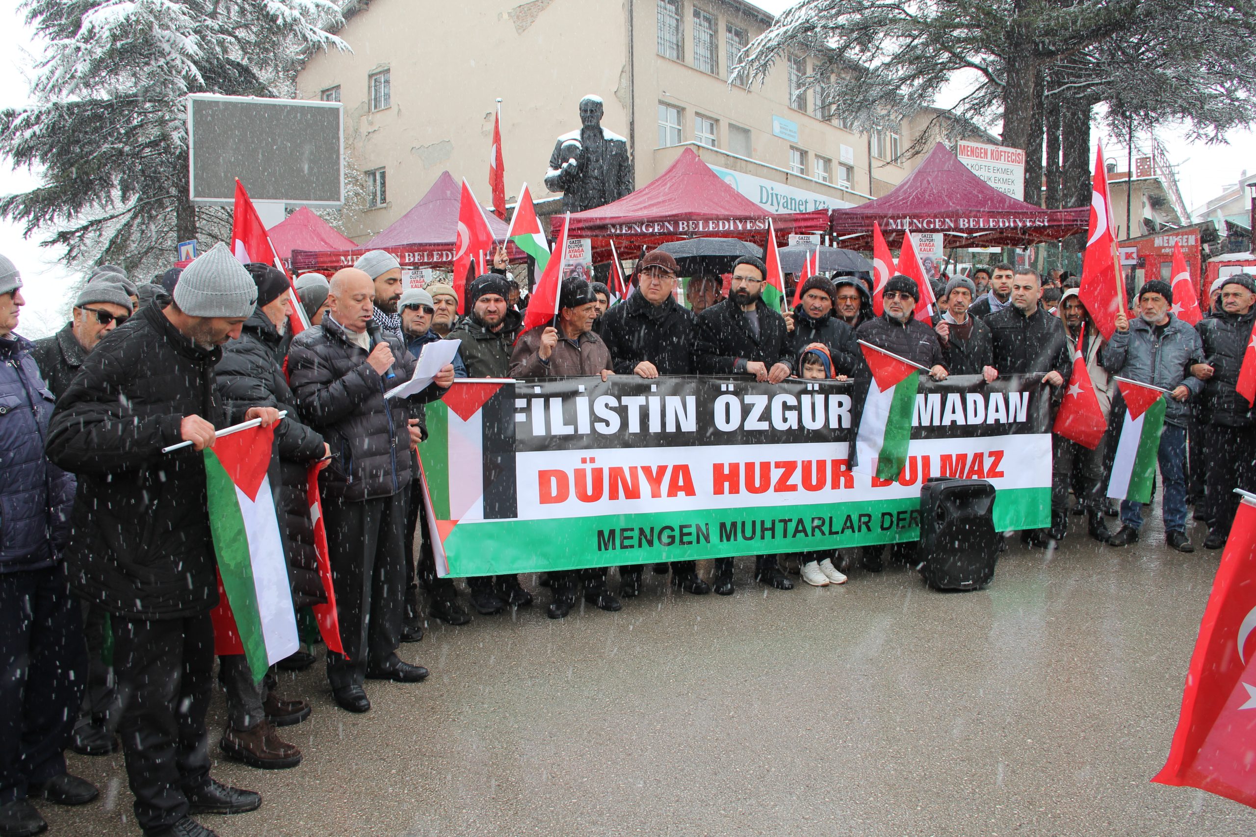 Mengen’de Filistin’e Destek İçin Miting ve Yürüyüş Düzenlendi 7 IMG 9889 scaled