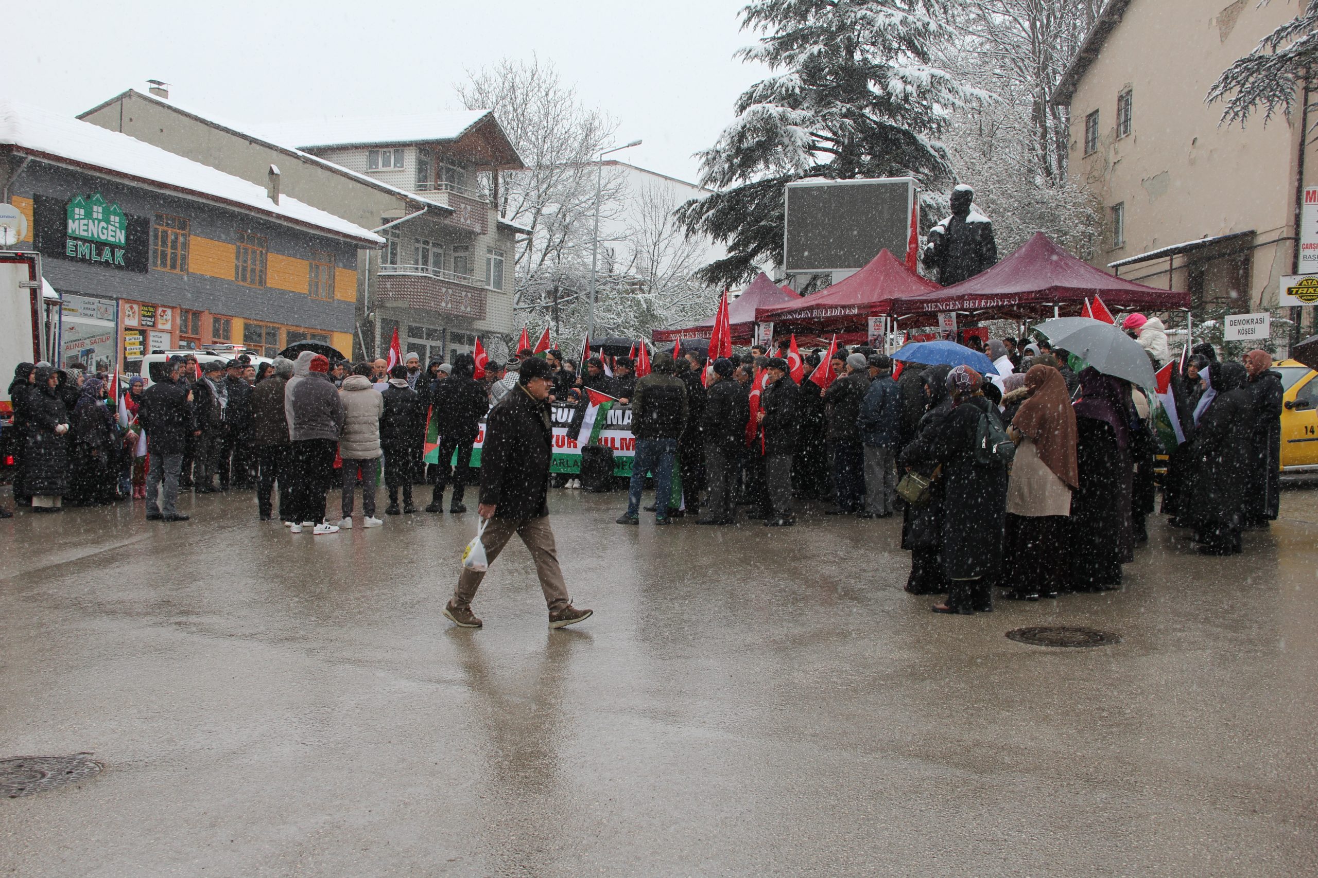 Mengen’de Filistin’e Destek İçin Miting ve Yürüyüş Düzenlendi 8 IMG 9892 scaled