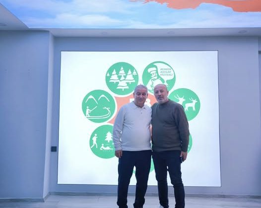 Arda Güler’in babası Ümit Güler’den Mengen Belediye Başkanı Vural Turan’a Ziyaret