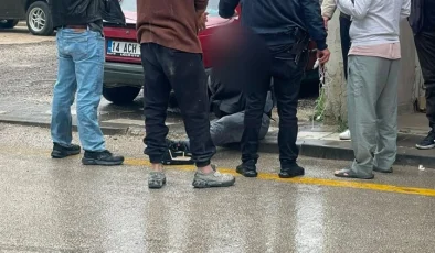 Kendisini uyaran polise saldıran yabancı uyruklu şüpheli gözaltına alındı