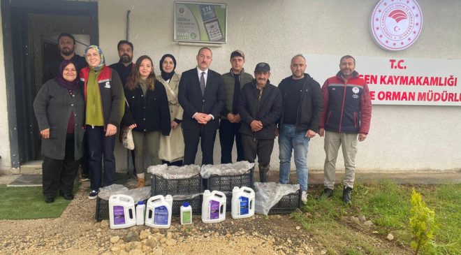 Mengen’de  çilek bahçeleri kurulmaya devam ediyor.