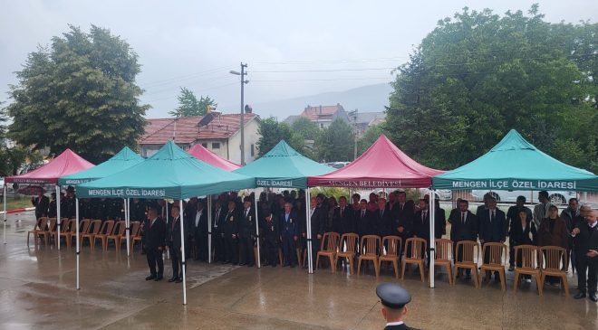 0 Ağustos Zafer Bayramı Mengen’de Törenlerle Kutlandı