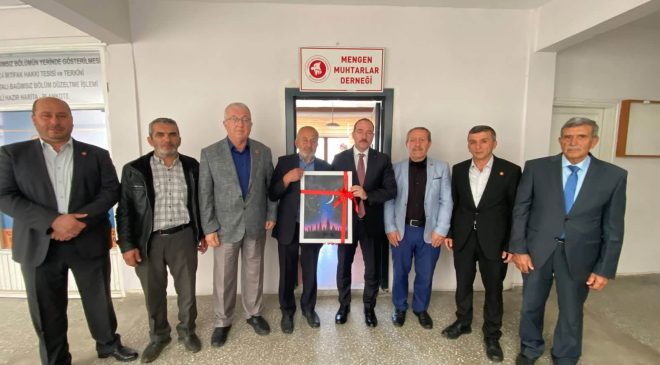 Mengen’de Muhtarlar Günü dolayısıyla  tören düzenlendi