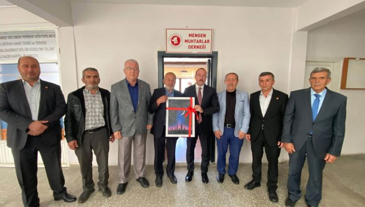 Mengen’de Muhtarlar Günü dolayısıyla  tören düzenlendi